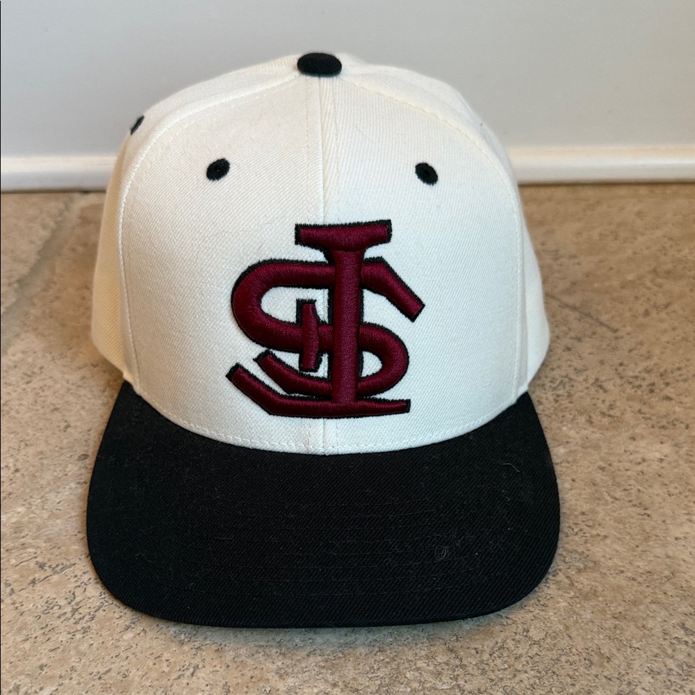 Men’s Florida State Trucker Hat White and Black FSU New